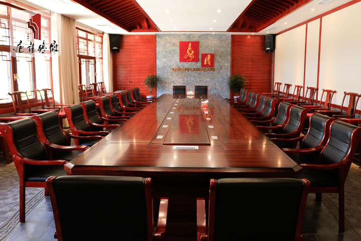 唐语砖雕会议室大厅